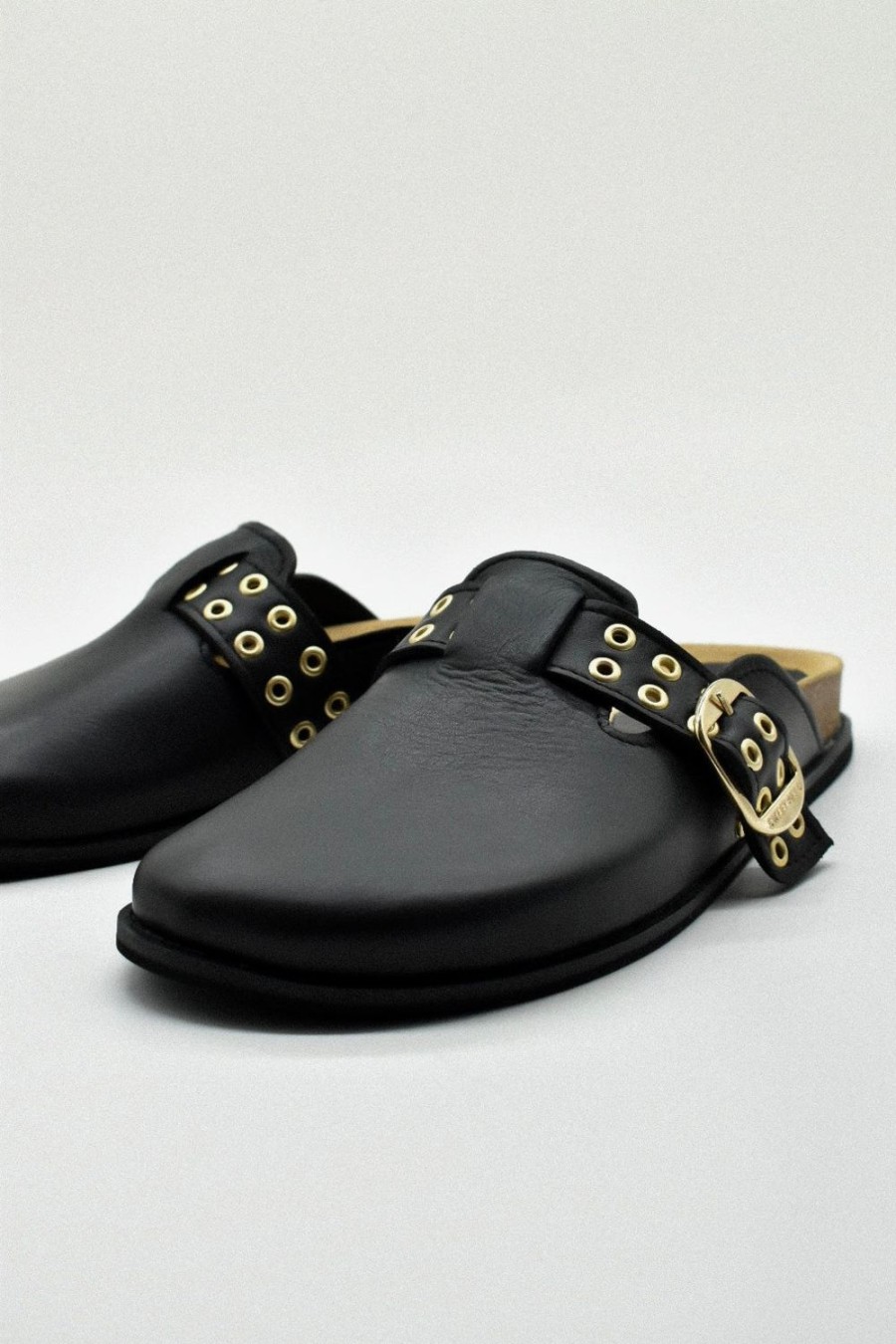 Sweet Peas Studded Leather - Clog