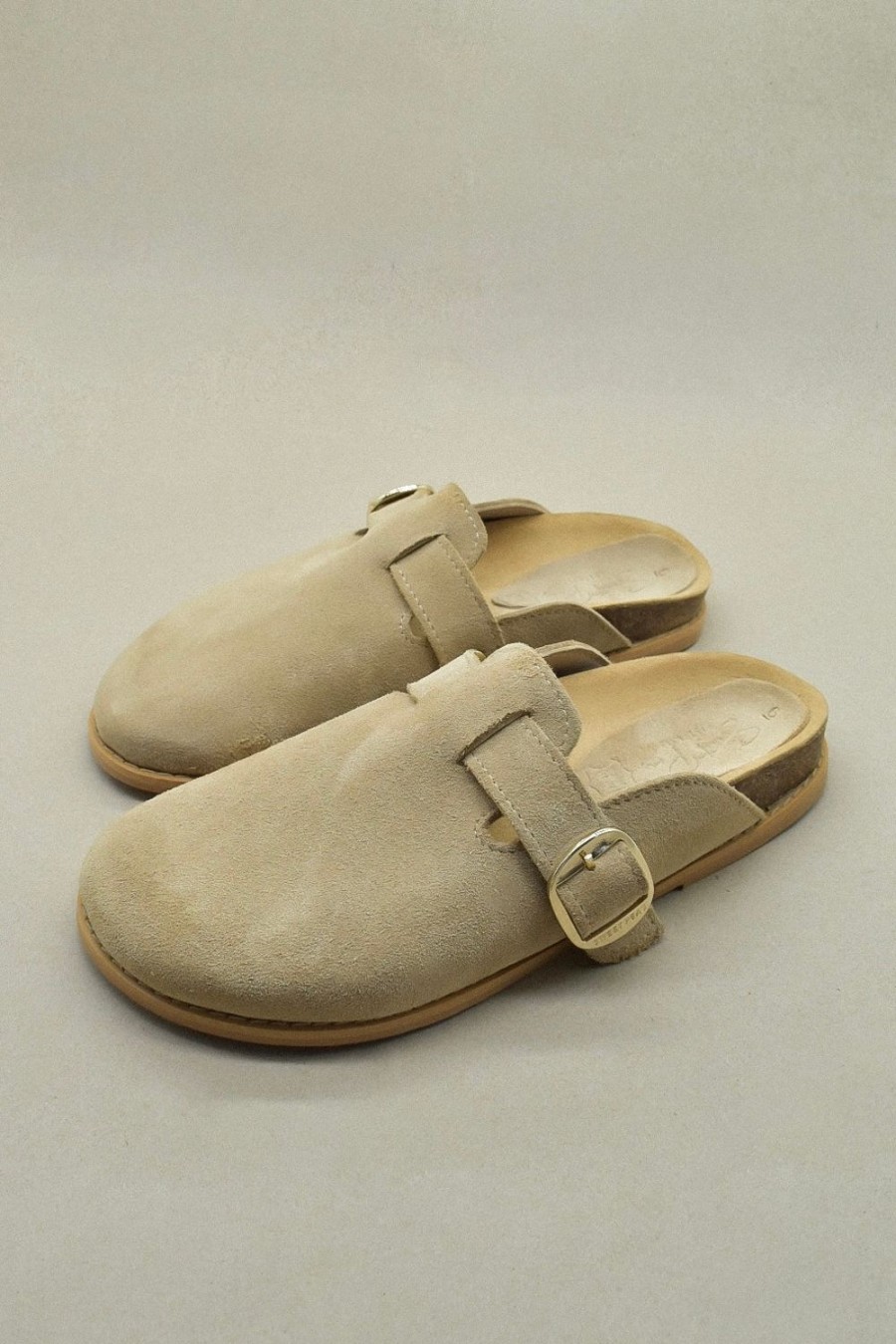 Sweet Peas Clog - Suede Leather