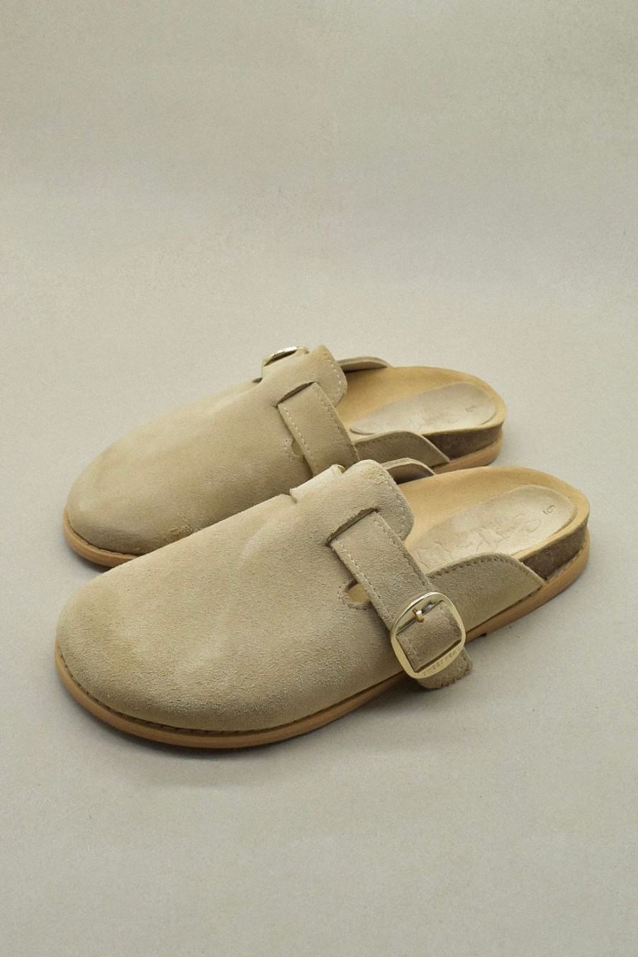 Sweet Peas Clog - Suede Leather